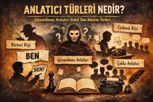 Anlatıcı türleri nedir edebiyat, anlatıcı türleri nedir?